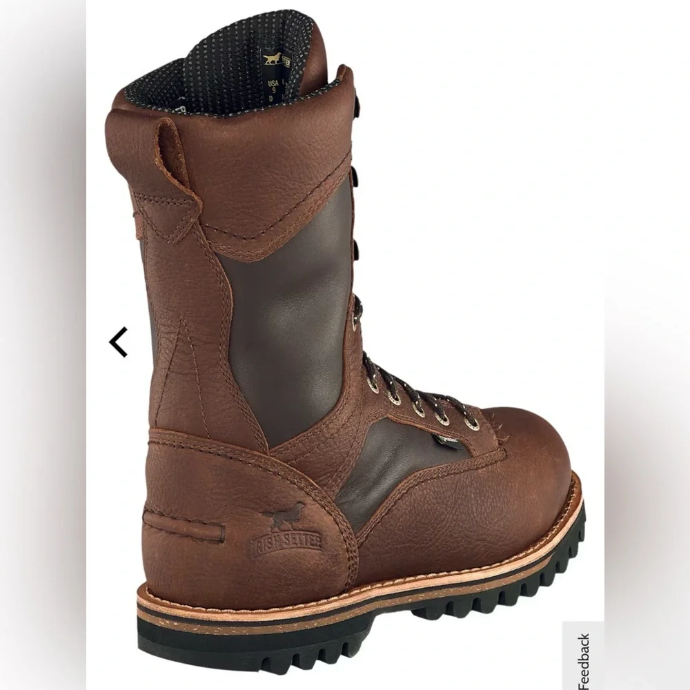 Red Wing Irish Setter 600 Gram Thinsulate Insulated Waterproof Boots Mens 10.5